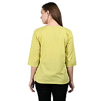 Cotton Hand Embroidered Top
