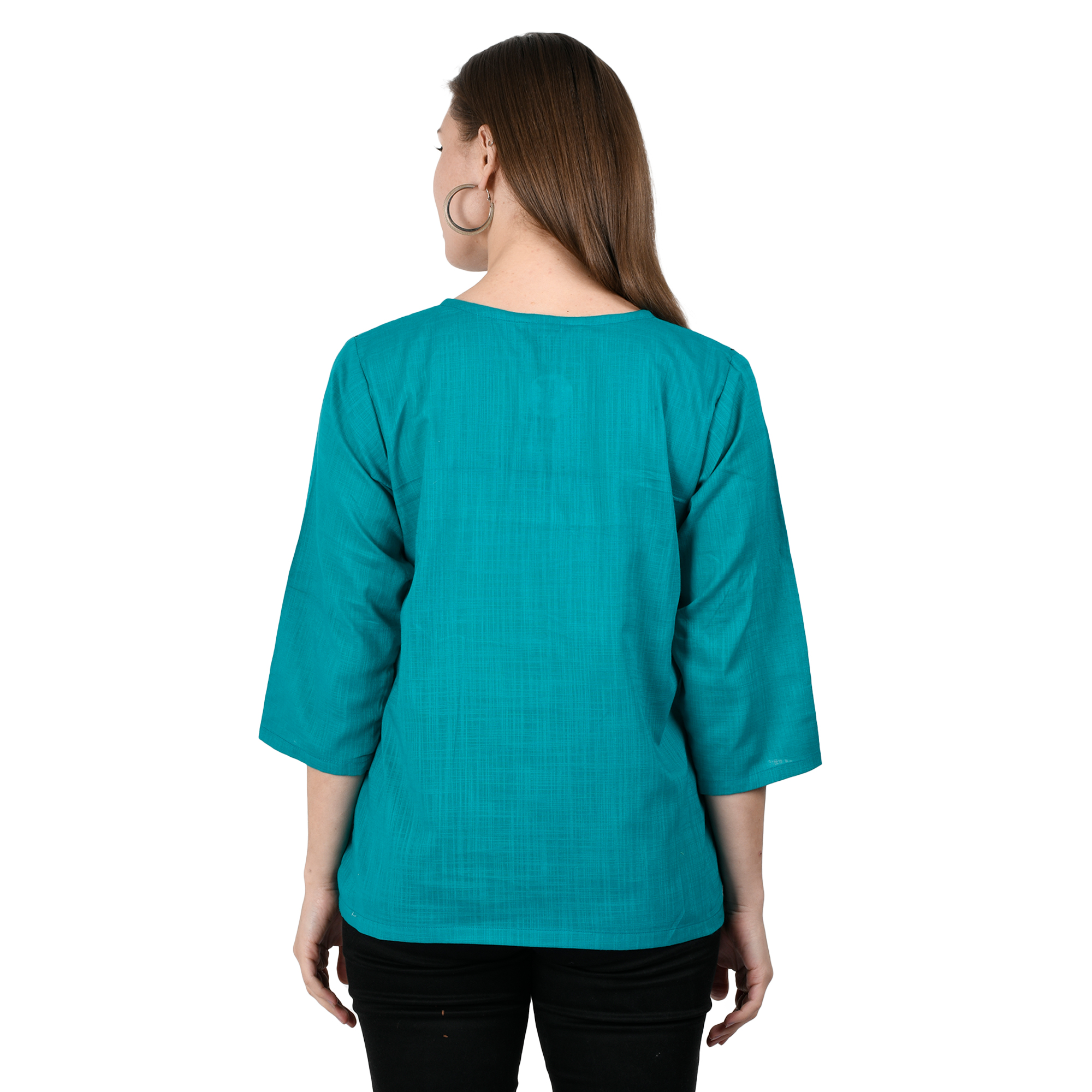 Embroidered Cotton Top