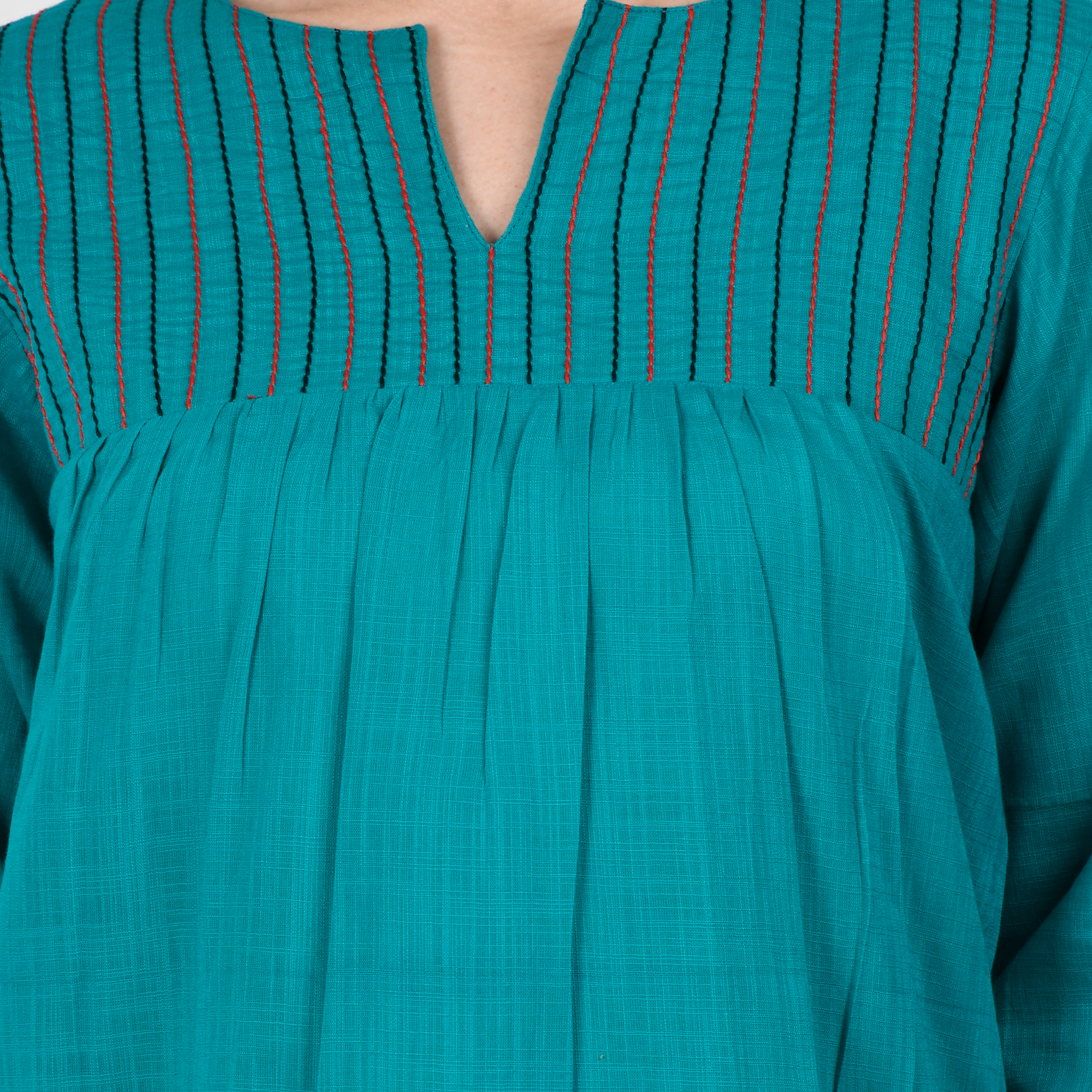 Embroidered Cotton Top