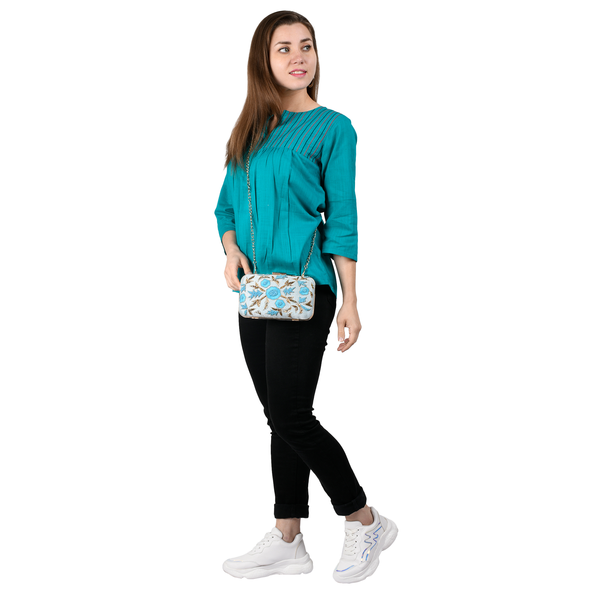 Embroidered Cotton Top